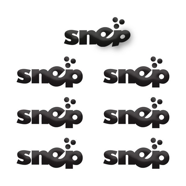 ADESIVI SNEP - MEDI- NERI 7pz